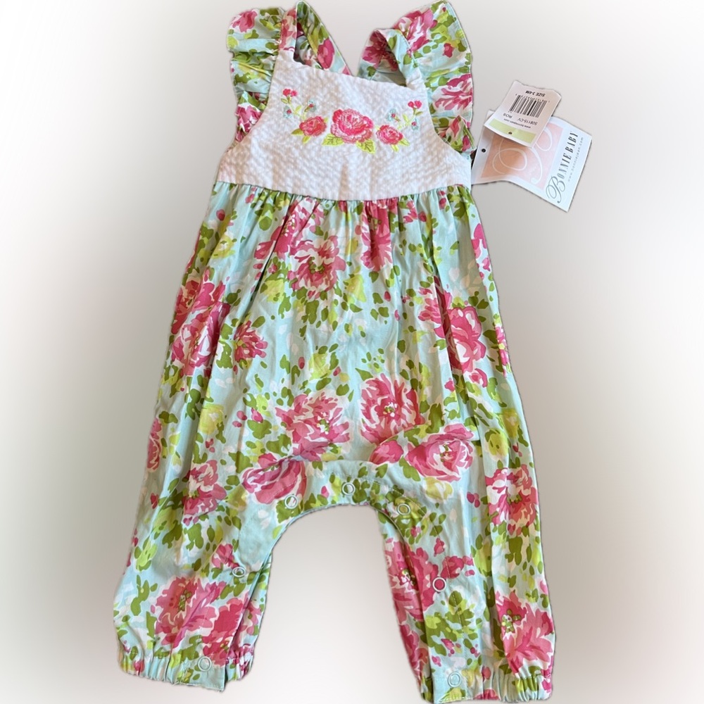 Bonnie Baby Girls 3-6 Month Romper